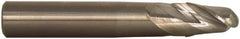 M.A. Ford - 1" Diam, 1-1/2" LOC, 2 Flute Solid Carbide Ball End Mill - Single End, 4" OAL, 1" Shank Diam, Spiral Flute - Eagle Tool & Supply