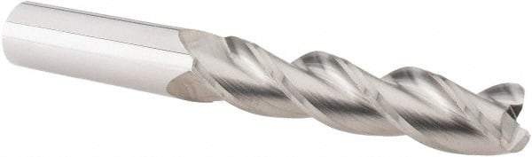 M.A. Ford - 1/2", 3 Flute, Solid Carbide, 1/16" Corner Radius End Mill - 4" OAL, 2-1/4" LOC - Eagle Tool & Supply