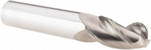 M.A. Ford - 1/2", 3 Flute, Solid Carbide, 3/16" Corner Radius End Mill - 3" OAL, 1" LOC - Eagle Tool & Supply