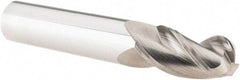 M.A. Ford - 1/2", 3 Flute, Solid Carbide, 3/16" Corner Radius End Mill - 3" OAL, 1" LOC - Eagle Tool & Supply