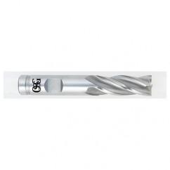 24.0mm Dia. x 4-1/2 Overall Length 4-Flute Square End HSS-CO SE End Mill-Round Shank-Non-Center Cutting-Uncoated - Eagle Tool & Supply