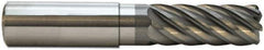 M.A. Ford - 1", 7 Flute, Solid Carbide, 0.045" Corner Radius End Mill - 6" OAL, 3" LOC, 4" Extended Reach - Eagle Tool & Supply