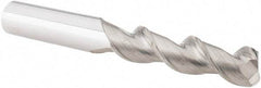 M.A. Ford - 1/2", 2 Flute, Solid Carbide, 1/8" Corner Radius End Mill - 4" OAL, 2" LOC - Eagle Tool & Supply