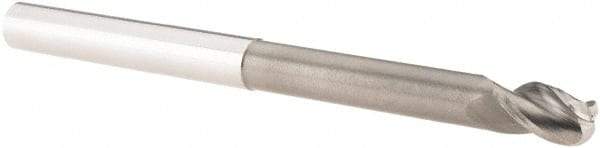 M.A. Ford - 5/16", 3 Flute, Solid Carbide, 1/8" Corner Radius End Mill - 4" OAL, 7/16" LOC - Eagle Tool & Supply