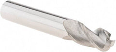 M.A. Ford - 3/8", 3 Flute, Solid Carbide, 1/8" Corner Radius End Mill - 2-1/2" OAL, 3/4" LOC - Eagle Tool & Supply