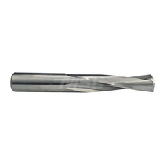 Screw Machine Length Drill Bit: 0.281″ Dia, 135 °, Solid Carbide Bright/Uncoated, Right Hand Cut, Spiral Flute, Straight-Cylindrical Shank, Series 205