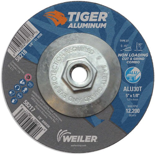5X1/8 TIGER ALUM T27 COMBO WHL - Eagle Tool & Supply