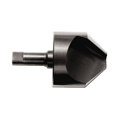 M.A. Ford - 1/2" Head Diam, 1/4" Shank Diam, 1 Flute 120° High Speed Steel Countersink - Eagle Tool & Supply