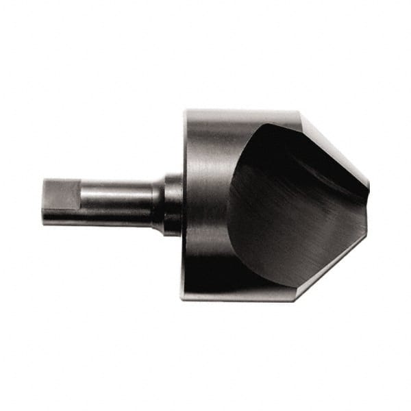 M.A. Ford - 1" Head Diam, 1/2" Shank Diam, 1 Flute 90° High Speed Steel Countersink - Eagle Tool & Supply