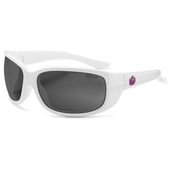 ERDA Smoke Lens White Safety Glasses - Eagle Tool & Supply