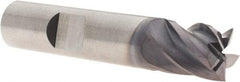 M.A. Ford - 1/2", 5/8" LOC, 1/2" Shank Diam, 2-1/2" OAL, 5 Flute, Solid Carbide Square End Mill - Single End, ALtima Finish, Spiral Flute, 38° Helix, Centercutting, Right Hand Cut, Right Hand Flute - Eagle Tool & Supply