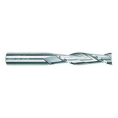 1/4 Dia. x 3 Overall Length 2-Flute Square End Solid Carbide SE End Mill-Round Shank-Center Cut-Uncoated - Eagle Tool & Supply