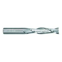 1/4 Dia. x 3 Overall Length 2-Flute Square End Solid Carbide SE End Mill-Round Shank-Center Cut-Uncoated - Eagle Tool & Supply
