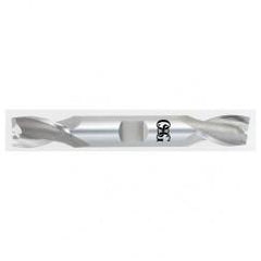 8.5 x 3/8 x 9/16 x 3-1/8 2 Fl HSS-CO Square Center Cutting End Mill -  Bright - Eagle Tool & Supply