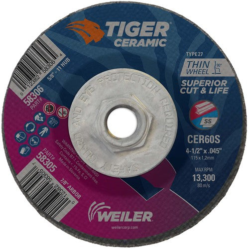 ‎4-1/2X.045 TIGER CERAMIC TYPE - Eagle Tool & Supply