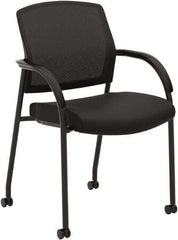 Hon - 34-1/2" High Guest Chair - 23" Wide x 24-3/4" Deep, Fabric Mesh Seat, Black - Eagle Tool & Supply