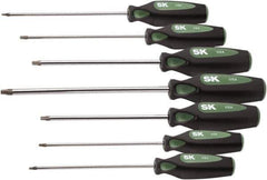 SK - 7 Piece T10 to T40 Ergonomic Handle Torx Driver Set - Eagle Tool & Supply