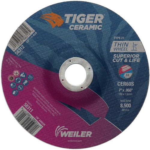 7X.060 TIGER CERAMIC T27 C/O WHL - Eagle Tool & Supply