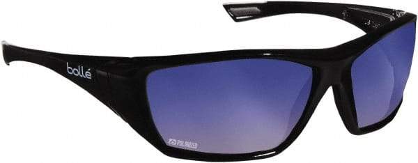 bolle SAFETY - Smoke Mirror Lenses, Framed Safety Glasses - Anti-Fog, Scratch Resistant, Size M, Wrap Around - Eagle Tool & Supply