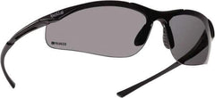 bolle SAFETY - Polarized Gray Lenses, Frameless Polarized Glasses - Anti-Fog, Scratch Resistant, Size M, Wrap Around - Eagle Tool & Supply