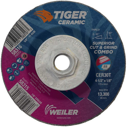 ‎4-1/2X1/8 TIGER CERAMIC TYPE - Eagle Tool & Supply