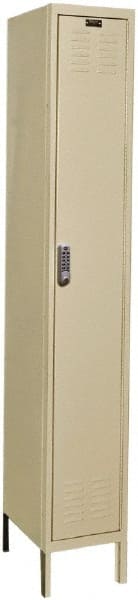 Hallowell - 1 Door, 1 Tier, Electronic Access Lockers - Eagle Tool & Supply