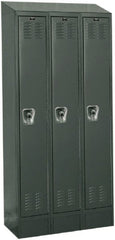 Hallowell - 3 Door, 1 Tier, Ready-Built Wardrobe & Box Lockers - Eagle Tool & Supply