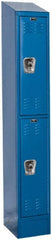 Hallowell - 2 Door, 2 Tier, Ready-Built Wardrobe & Box Lockers - Eagle Tool & Supply