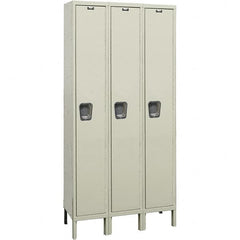 Hallowell - 3 Door, 1 Tier, Premium Wardrobe Lockers - Eagle Tool & Supply