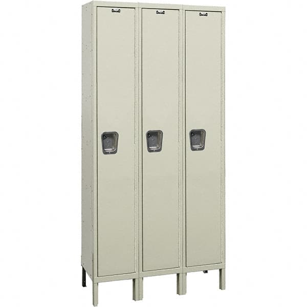 Hallowell - 3 Door, 1 Tier, Premium Wardrobe Lockers - Eagle Tool & Supply