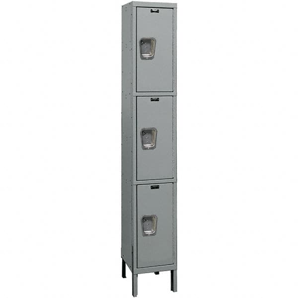 Hallowell - 3 Door, 3 Tier, Premium Wardrobe Lockers - Eagle Tool & Supply