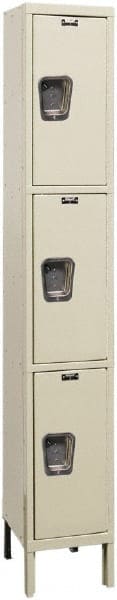 Hallowell - 3 Door, 3 Tier, Premium Wardrobe Lockers - Eagle Tool & Supply