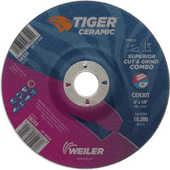 6X1/8 TIGER CERAMIC T27 COMBO WHL - Eagle Tool & Supply