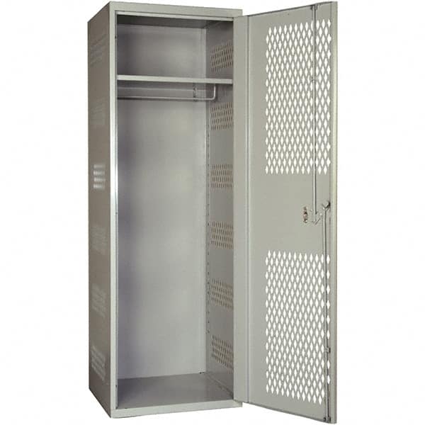 Hallowell - 1 Door, 1 Tier, Welded Locker - Eagle Tool & Supply