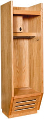 Hallowell - 1 Door, Wood Gear Locker - Eagle Tool & Supply