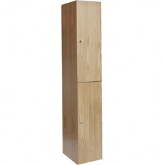 Hallowell - 2 Door, 2 Tier, Premium Wardrobe Lockers - Eagle Tool & Supply