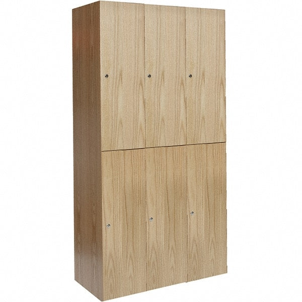 Hallowell - 6 Door, 2 Tier, Premium Wardrobe Lockers - Eagle Tool & Supply