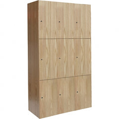 Hallowell - 9 Door, 3 Tier, Premium Wardrobe Lockers - Eagle Tool & Supply