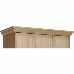 Hallowell - 15" Wide x 4" High, Locker Front Crown Molding - Eagle Tool & Supply