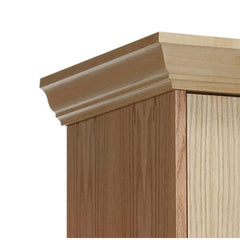 Hallowell - 18" Wide x 4" High, Locker End Crown Molding - Eagle Tool & Supply