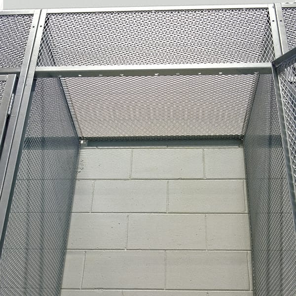 Hallowell - 48" Wide x 60" Deep, Locker UL Greenguard Gold Product Certified for Low Chemical Emissions UL.COM/GG UL 2818 - Eagle Tool & Supply