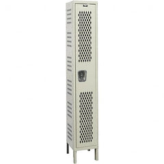 Hallowell - 1 Door, 1 Tier, Heavy-Duty Ventilated Wardrobe & Box Lockers - Eagle Tool & Supply