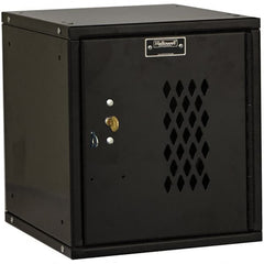 Hallowell - 1 Door, 1 Tier, Premium Box Lockers - Eagle Tool & Supply