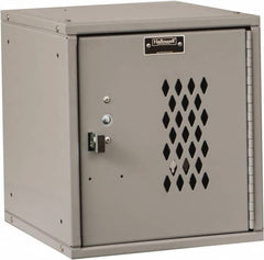 Hallowell - 1 Door, 1 Tier, Premium Box Lockers - Eagle Tool & Supply