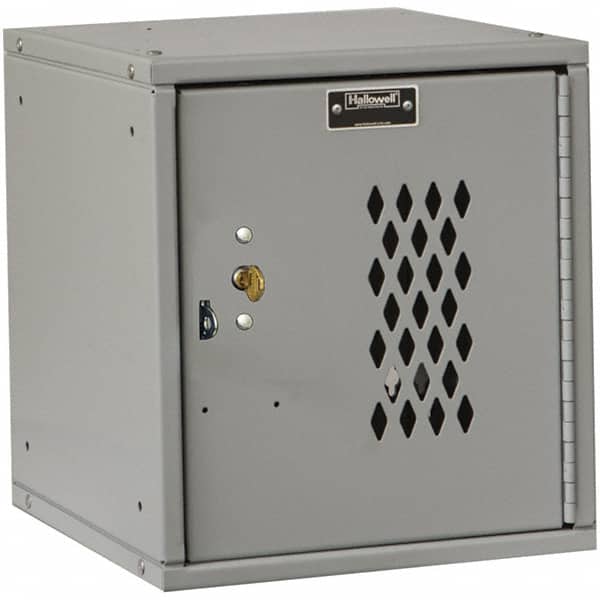 Hallowell - 1 Door, 1 Tier, Premium Box Lockers - Eagle Tool & Supply