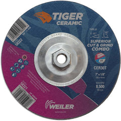 7X1/8 TIGER CERAMIC T27 COMBO WHL - Eagle Tool & Supply