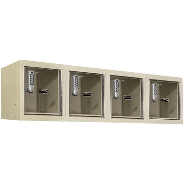 Hallowell - 4 Door, 4 Tier, Safety-View Plus Box Locker - Eagle Tool & Supply