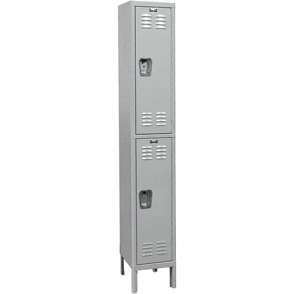 Hallowell - Medsafe 2 Door, 2 Tier, Premium Wardrobe Lockers - Eagle Tool & Supply