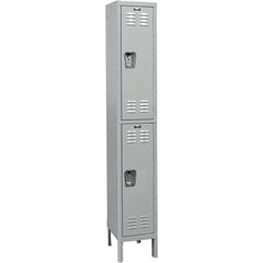 Hallowell - Medsafe 2 Door, 2 Tier, Premium Wardrobe Lockers - Eagle Tool & Supply