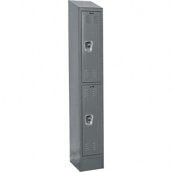 Hallowell - 2 Door, 2 Tier, Ready-Built Wardrobe & Box Lockers - Eagle Tool & Supply